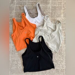 Lot of Lululemon Align Tanks